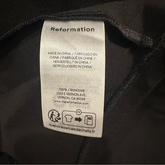 Reformation Classic Black Dress - Picture 7 of 8